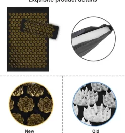 The Relaxation Nook Massageprodukte|Gesundheits- Und Entspannungstools-Akupressurmatte – Hilfsmittel zur Tiefenentspannung und Heilung