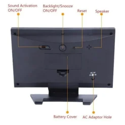Willow u0026 Whim Heimwerkzeuge-Alarm Pro LCD-Wetterstationsuhr
