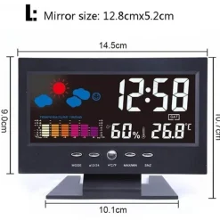 Willow u0026 Whim Heimwerkzeuge-Alarm Pro LCD-Wetterstationsuhr