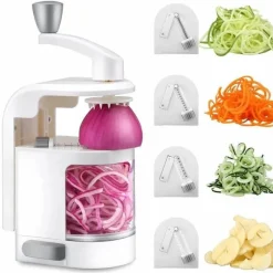 The Culinary Kit Küche & Esszimmer-All-in-One-Küchenhobel – Multifunktionales grünes Gourmet-Werkzeug