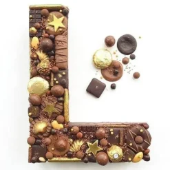 Tom Küche & Esszimmer-Alphabet-Kuchenformen – Anpassbares Backwerkzeug zum Dekorieren von Kuchen