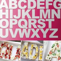 Tom Küche & Esszimmer-Alphabet-Kuchenformen-Set – DIY-PET-Backformen für kreative Desserts