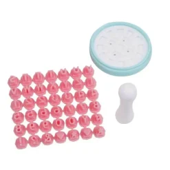 Tom Küche & Esszimmer-Alphabet-Plätzchen-Stempel-Set, lustige Backformen für kreative Dekoration