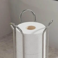Aqua Essence Badezimmer-Alton Toilet Paper Holder - Bathroom Organizer Stand
