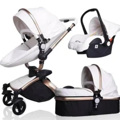 Kinder The Decor Haven Kinderwagen & Zubehör-Aluminium 3-in-1 Kinderwagen - Modernes, stilvolles Design