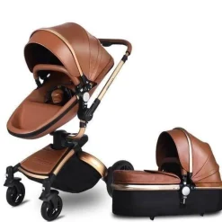 Kinder The Decor Haven Kinderwagen & Zubehör-Aluminium 3-in-1 Kinderwagen - Modernes, stilvolles Design