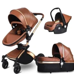 Kinder The Decor Haven Kinderwagen & Zubehör-Aluminium 3-in-1 Kinderwagen - Modernes, stilvolles Design