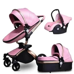 Kinder The Decor Haven Kinderwagen & Zubehör-Aluminium 3-in-1 Kinderwagen - Modernes, stilvolles Design