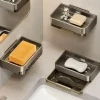 Aqua Essence Badezimmer-Aluminum Soap Holder - Durable Bathroom Organizer
