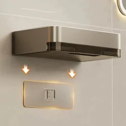 Aqua Essence Badezimmer-Aluminum Soap Holder - Durable Bathroom Organizer