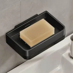 Aqua Essence Badezimmer-Aluminum Soap Holder - Durable Bathroom Organizer