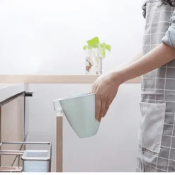 The Decor Haven Küche & Esszimmer-An der Tür hängender Mülleimer – platzsparender Abfalleimer für die Küche