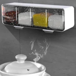 The Culinary Kit Küche & Esszimmer-An der Wand montiertes Gewürzregal – Organizer und Aufbewahrungslösung für Gewürzgläser