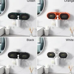 The Blissful Bath Badezimmer-An der Wand montiertes, wasserdichtes Badezimmer-Aufbewahrungsregal – eine organisierte Regallösung