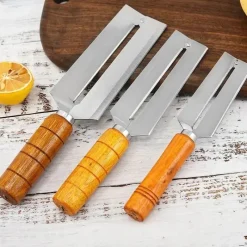 Tom Küche & Esszimmer-Ananasmesser aus Edelstahl – Manueller Zuckerrohrschneider