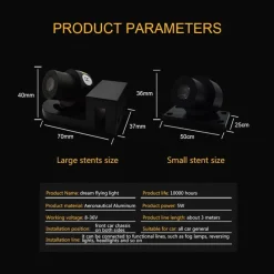 Wild u0026 Free Gear Autozubehör|Automobilindustrie-Angel Wings Auto-Projektionslampen - Dekorative Autolichter