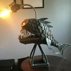 Comfort u0026 Style Beleuchtung-Anglerfisch-Schreibtischlampe – Kreatives Eisen-Dekorlicht