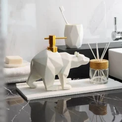 The Bath Nook Badezimmer-Animal Soap Dispenser - Cute Bathroom Accessory for Kids