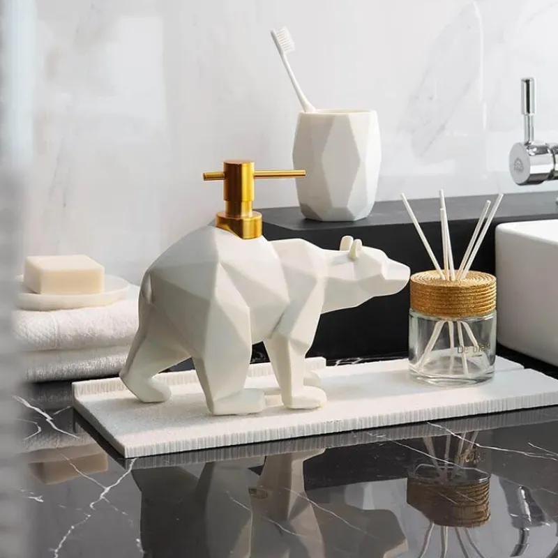 The Bath Nook Badezimmer-Animal Soap Dispenser - Cute Bathroom Accessory for Kids