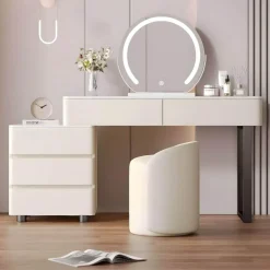 The Lounge Loft Möbel-Anita Frisiertisch – Eleganter Schminktisch mit Spiegel