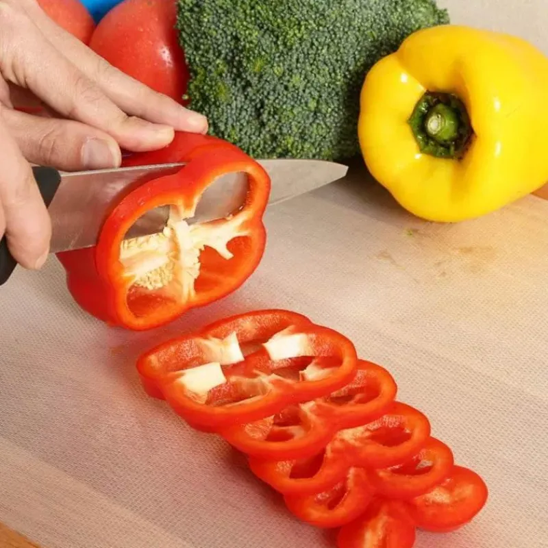 The Culinary Kit Küche & Esszimmer-Antibakterielle Einweg-Klebeplattenmatte für Schneidebretter