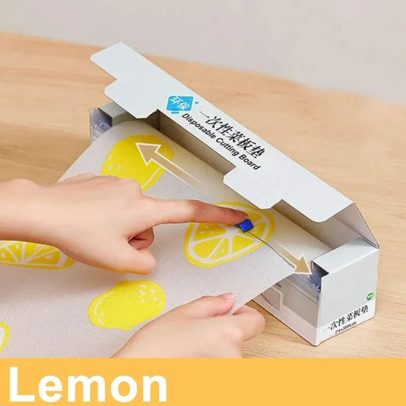 The Culinary Kit Küche & Esszimmer-Antibakterielle Einweg-Klebeplattenmatte für Schneidebretter