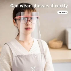 Deco Küche & Esszimmer-Antibeschlag-Gesichtsschutz zum Kochen – Transparenter Lebensmittelsicherheitsschutz