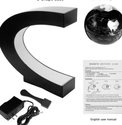 The Gilded Nest Beleuchtung-Antigravity Floating Globe LED Lampe - Einzigartiges Wohndekor