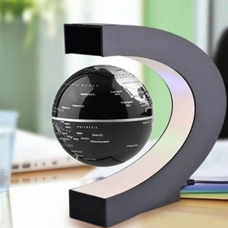 The Gilded Nest Beleuchtung-Antigravity Floating Globe LED Lampe - Einzigartiges Wohndekor