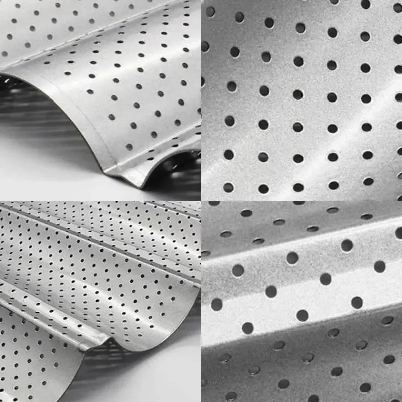 Tom Küche & Esszimmer-Antihaft-Baguetteform - 4-Rillen-Backblech