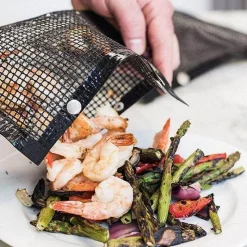 Adventure Basecamp Camping Im Freien|Outdoor-Artikel-Antihaftbeschichtete BBQ-Grillmatte – wiederverwendbares Grillzubehör