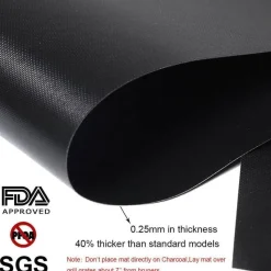 Adventure Basecamp Camping Im Freien|Outdoor-Artikel-Antihaftbeschichtete BBQ-Grillmatte - Wiederverwendbare Grillabdeckung