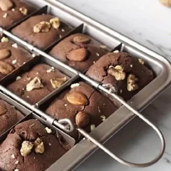 Decor Küche & Esszimmer-Antihaftbeschichtete Brownie-Pfanne – Brisé-Backblech für einfaches Herauslösen