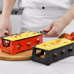 Tom Küche & Esszimmer-Antihaftbeschichtete Käse-Grillschale für den Grill – perfektes Mini-Backwerkzeug