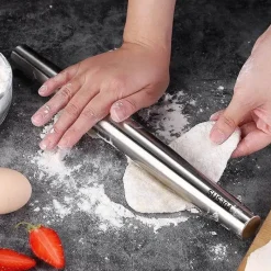 Tom Küche & Esszimmer-Antihaftbeschichtete Teigrollmaschine aus Edelstahl für Nudelkekse