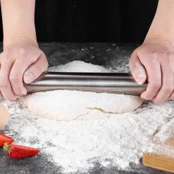 Tom Küche & Esszimmer-Antihaftbeschichtete Teigrollmaschine aus Edelstahl für Nudelkekse