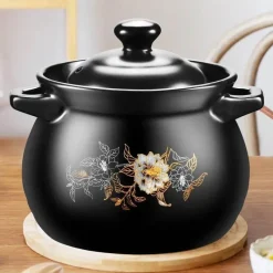 Elegance at the Table Küche & Esszimmer-Antihaftbeschichteter Schmortopf aus Keramik – vielseitiger Suppentopf für die Hausmannskost