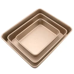 Tom Küche & Esszimmer-Antihaftbeschichtetes Kuchenbackblech aus Karbonstahl, langlebiges Backgeschirr für perfekte Brotformen