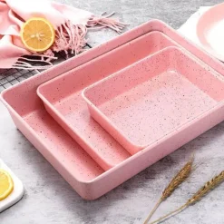 Tom Küche & Esszimmer-Antihaftbeschichtetes Kuchenbackblech aus Karbonstahl, langlebiges Backgeschirr für perfekte Brotformen