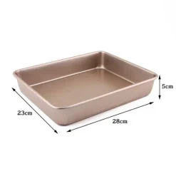 Tom Küche & Esszimmer-Antihaftbeschichtetes Kuchenbackblech aus Karbonstahl, langlebiges Backgeschirr für perfekte Brotformen