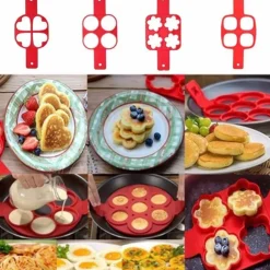 The Decor Haven Küche & Esszimmer-Antihaftbeschichtetes Pfannkuchen-Eier-Maker-Gerät – Einfaches Frühstückskochgeschirr