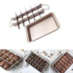 Deco Küche & Esszimmer-Antihaft-Kuchenform mit 18 Mulden – Professionelles Backgeschirr