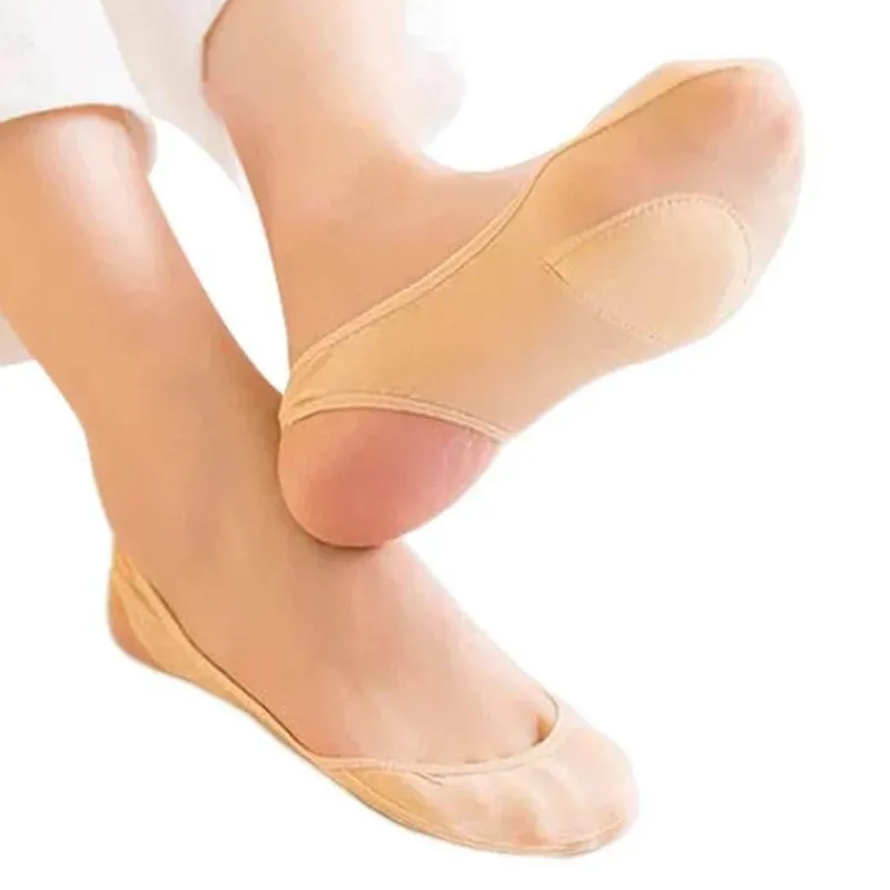 Damen Everly u0026 Lace Damenbekleidung-Anti-Verschleiß-Pads im Seidensocken-Stil – langlebige Schuheinlagen