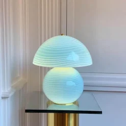 The Light Loft Beleuchtung-Aquamarine Tischlampe - Elegante Wohnbeleuchtung Dekor