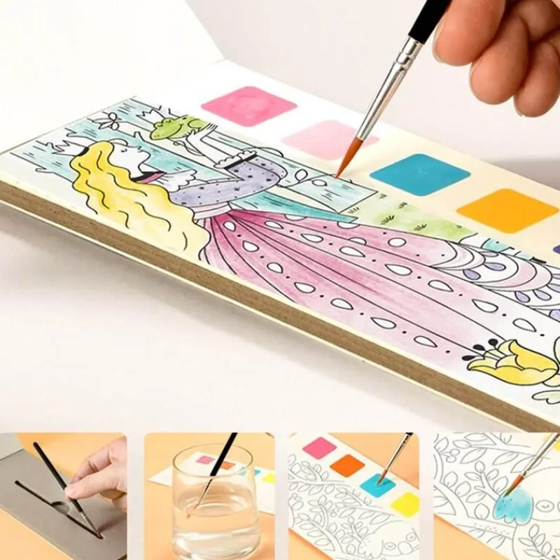 The Decor Haven Babyspielzeug-Aquarellfarben-Set für Kinder – Kreativer Kunstbedarf für junge Künstler