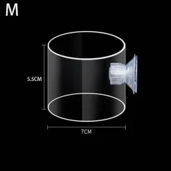 Furry Haven Haustierzubehör|Reinigungswerkzeuge Für Haustiere-Aquarium-Fischfutterspender - Transparentes Saugwerkzeug