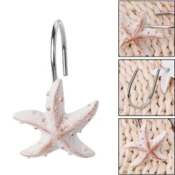 Aqua Essence Badezimmer-Archipelago Shower Curtain Hooks - Decorative Bathroom Accessories