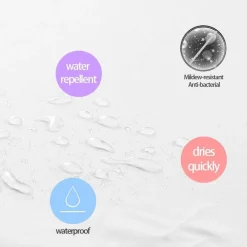 Aqua Essence Badezimmer-Arion Shower Curtain - Stylish Decorative Bathroom Accessory