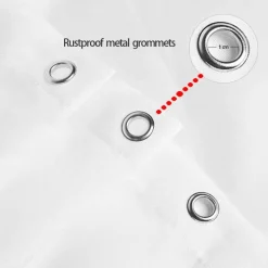 Aqua Essence Badezimmer-Arion Shower Curtain - Stylish Decorative Bathroom Accessory