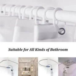 Aqua Essence Badezimmer-Arion Shower Curtain - Stylish Decorative Bathroom Accessory